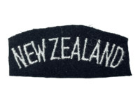 WW2 British RAF RNZAF New Zealand Nationality Titles White Thread Insignia 1