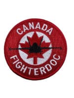 Canadian Forces RCAF CF-18 Fighter Doc Colour Squadron Crest Patch