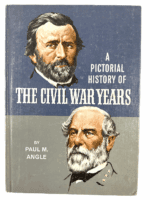Civil War US Pictorial History Of The Civil War Hard Cover Reference Book