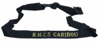 Royal Canadian Navy HMCS Caribou Cap Tally Full Length