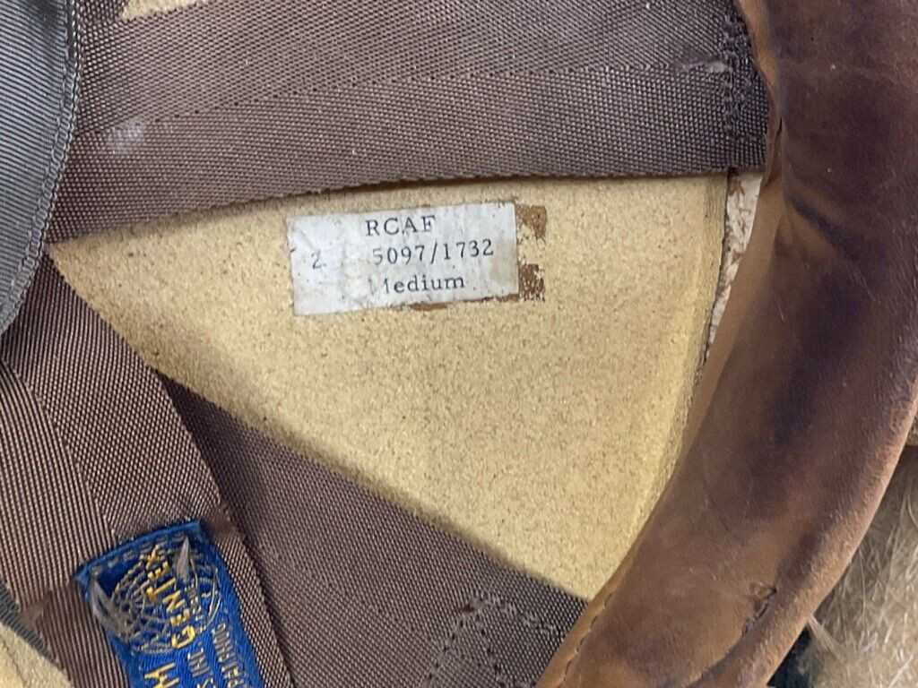 Canadian Forces RCAF H41 Medium Bone Dome Helmet Shell Canadian Forces RCAF H41 Medium Bone Dome Helmet Shell