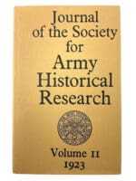 British Journal Society for Army Historical Research Vol 2 1923 Reference Book