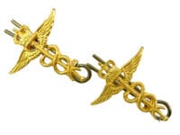 Canadian RCAF Medical Branch Collars Insignia Pair