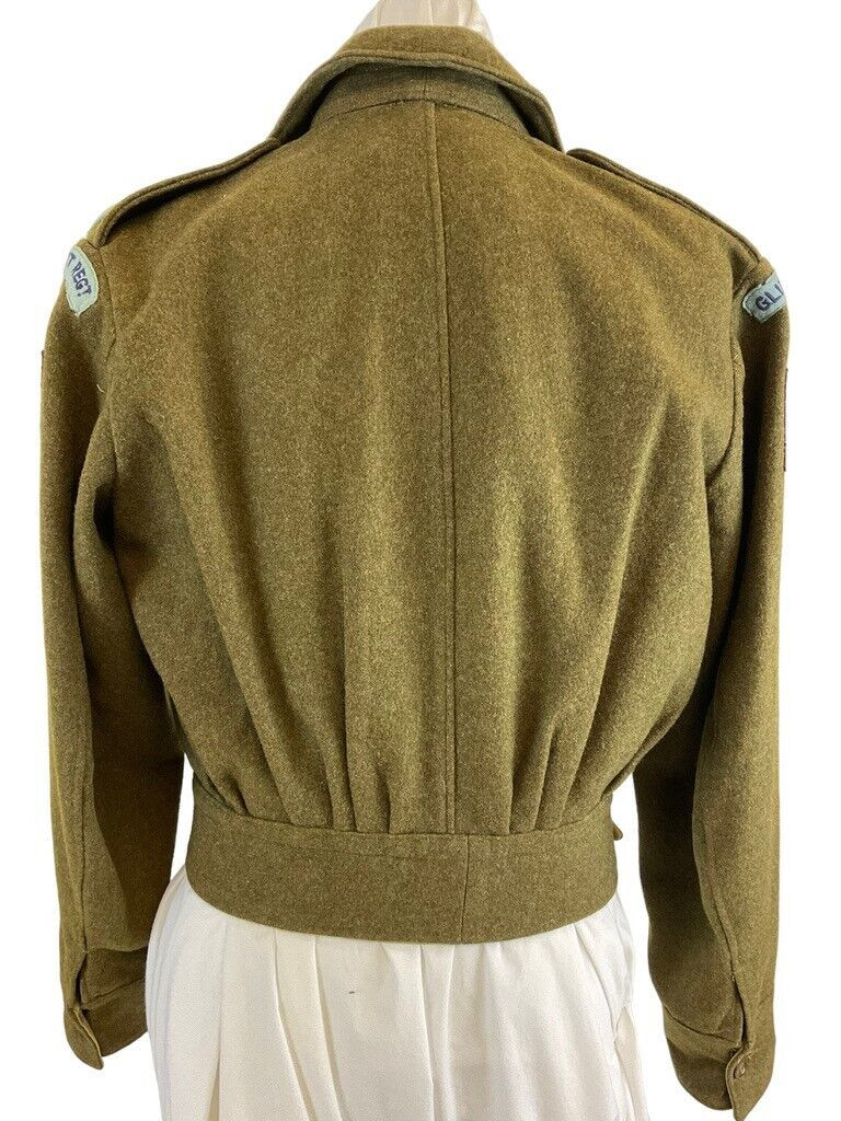 WW2 British RAF Glider Pilot Regiment Officers Battle Dress Jacket Dated 1943 WW2 British RAF Glider Pilot Regiment Officers Battle Dress Jacket Dated 1943