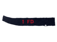 Canadian RCA Artillery 1 FD Field Regiment Shoulder Title