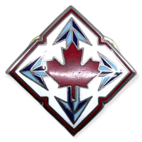 Canadian Forces Force Mobile Command FMC Enamel Pocket Badge Insignia