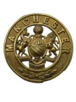 British Manchester Regiment Helmet Plate Centre British Manchester Regiment Helmet Plate Centre