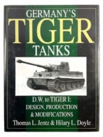 WW2 German Tiger Tanks DW to Tiger 1 Hard Cover Reference Book
