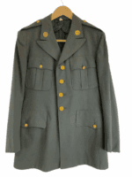 US 3rd Army Patched Four Pocket Wool Serge Coat Jacket 41 R