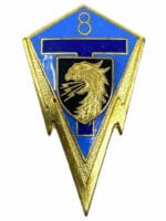 French France 8th Signals Regiment Badge Insignia