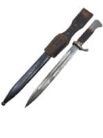 WW2 German Police Dress Bayonet with Scabbard and PO Marked Frog Alcosa