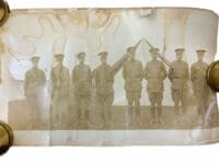 WW1 Canadian CEF Officer Group Portrait Photograph