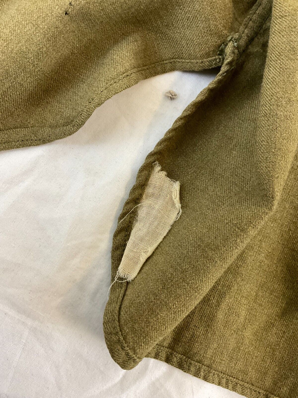 WW2 US Wool Shirt Named with Service Number WW2 US Wool Shirt Named with Service Number