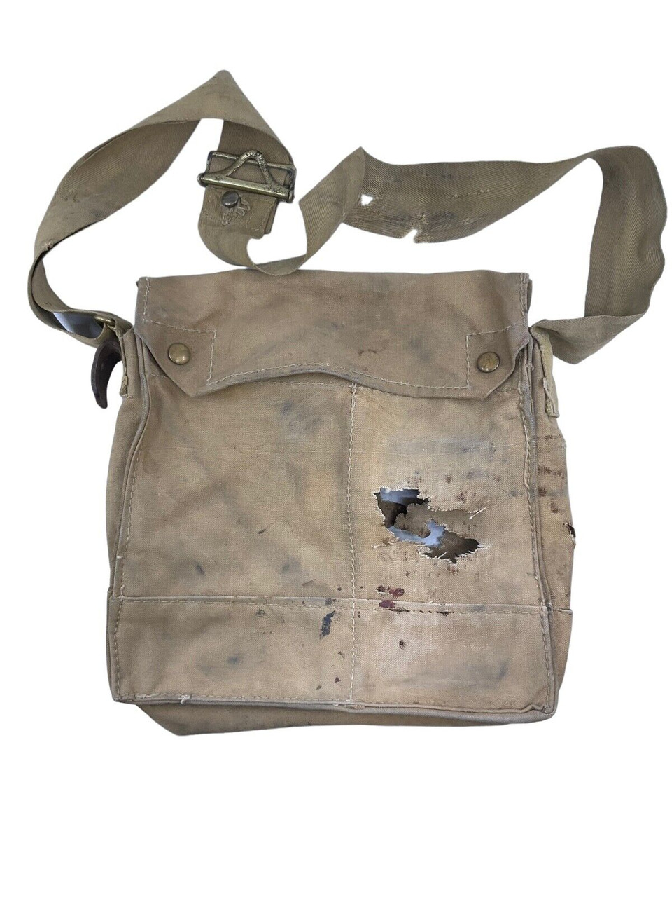 WW1 British Canadian BEF CEF SBR Respirator Carry Bag Named 1917 Dated WW1 British Canadian BEF CEF SBR Respirator Carry Bag Named 1917 Dated