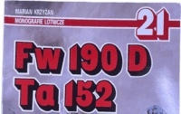 WW2 German Luftwaffe Fw 190 D Ta 152 Monografie No 21 POLISH TEXT Reference Book