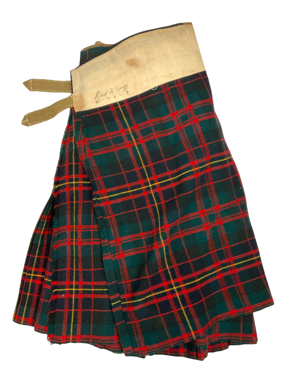 Canadian CEF Cameron Highlanders Of Canada Tartan Kilt 32 W