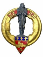 French France 32nd Artillery Regiment Badge Insignia