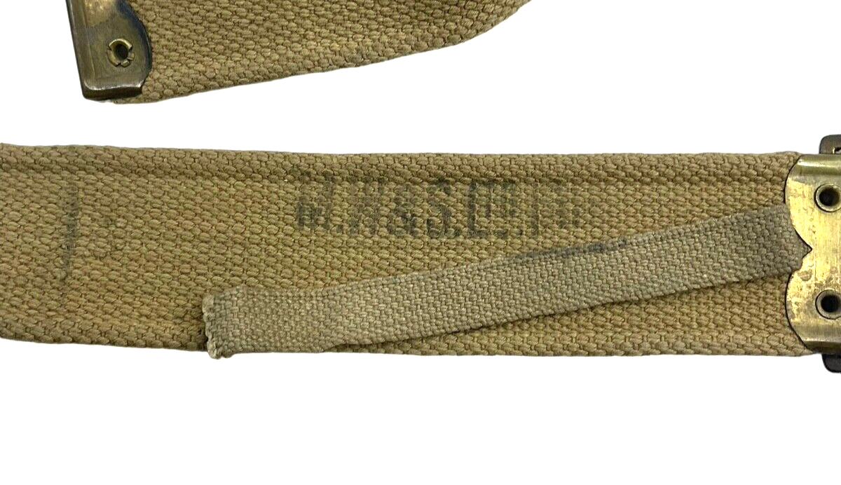 WW1 British 1903 Pattern Web Waist Belt With Broad Arrow WW1 British 1903 Pattern Web Waist Belt With Broad Arrow