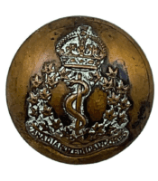 WW1 Canadian CEF Officers Medical Corps Jacket Button Large