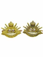 Pre WW2 Canadian 5th British Columbia Light Horse Officers Collars Pair