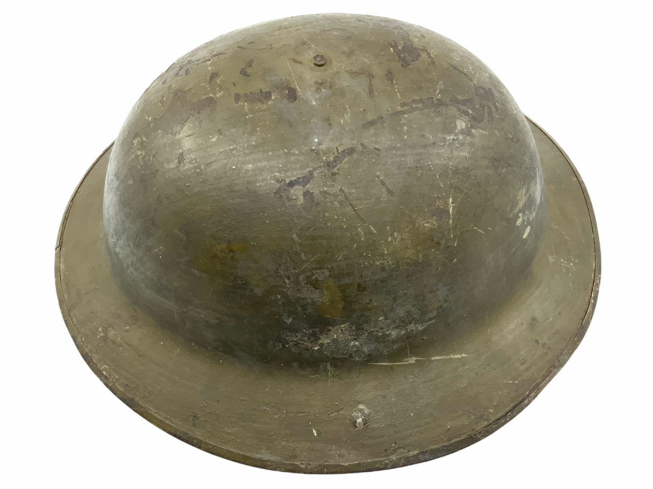 WW1 British Canadian BEF CEF Brodie Combat Helmet Size 6 7/8 WW1 British Canadian BEF CEF Brodie Combat Helmet Size 6 7/8