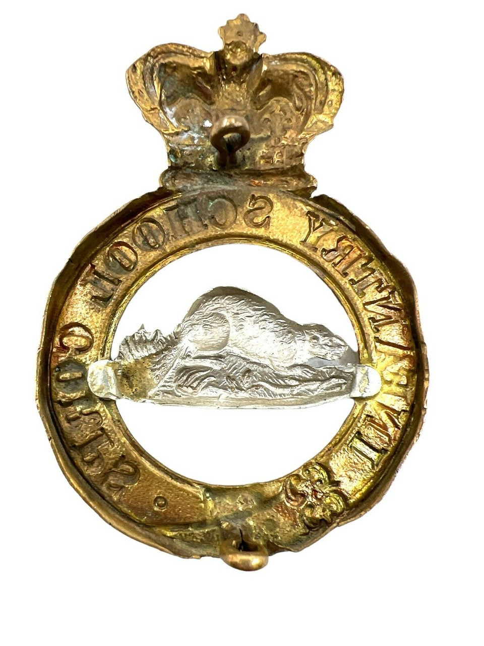 Canadian Victorian Infantry School Corps Glengarry Cap Badge RCR RARE Canadian Victorian Infantry School Corps Glengarry Cap Badge RCR RARE