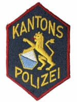 Swiss Switzerland Kantons Police Polizei Patch