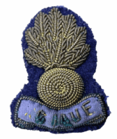 Canadian Officers RCA Artillery Bullion Embroidered Cap Badge Insignia Canadian Officers RCA Artillery Bullion Embroidered Cap Badge Insignia