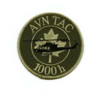 RCAF CAF Canadian 1000 Hrs Aviation Tactical French Squadron OD Crest Patch
