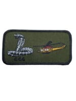 Canadian Forces RCAF 444 Squadron OD Green Name Tape Crest Patch