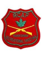 Canadian Forces RCAF Marksman Recreational Shooting Red Blazer Crest Patch