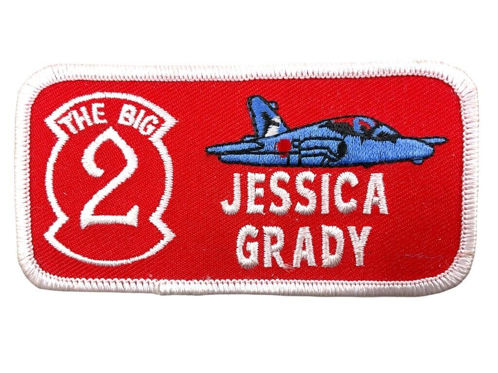 Canadian Forces RCAF NFTC Big 2 Jessica Grady Colour Nametag Patch Vintage Canadian Forces RCAF NFTC Big 2 Jessica Grady Colour Nametag Patch Vintage