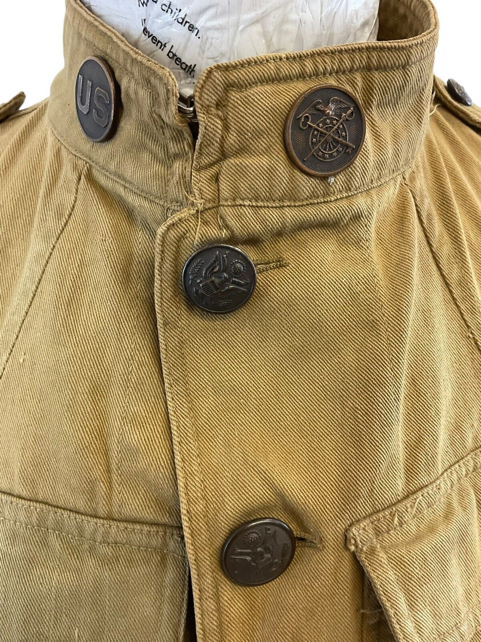 WW1 US AEF 6th Division Quartermaster Corps Collar Disc Other Ranks Tunic WW1 US AEF 6th Division Quartermaster Corps Collar Disc Other Ranks Tunic