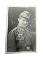 WW2 German Army Mountain Troops Posed Postcard