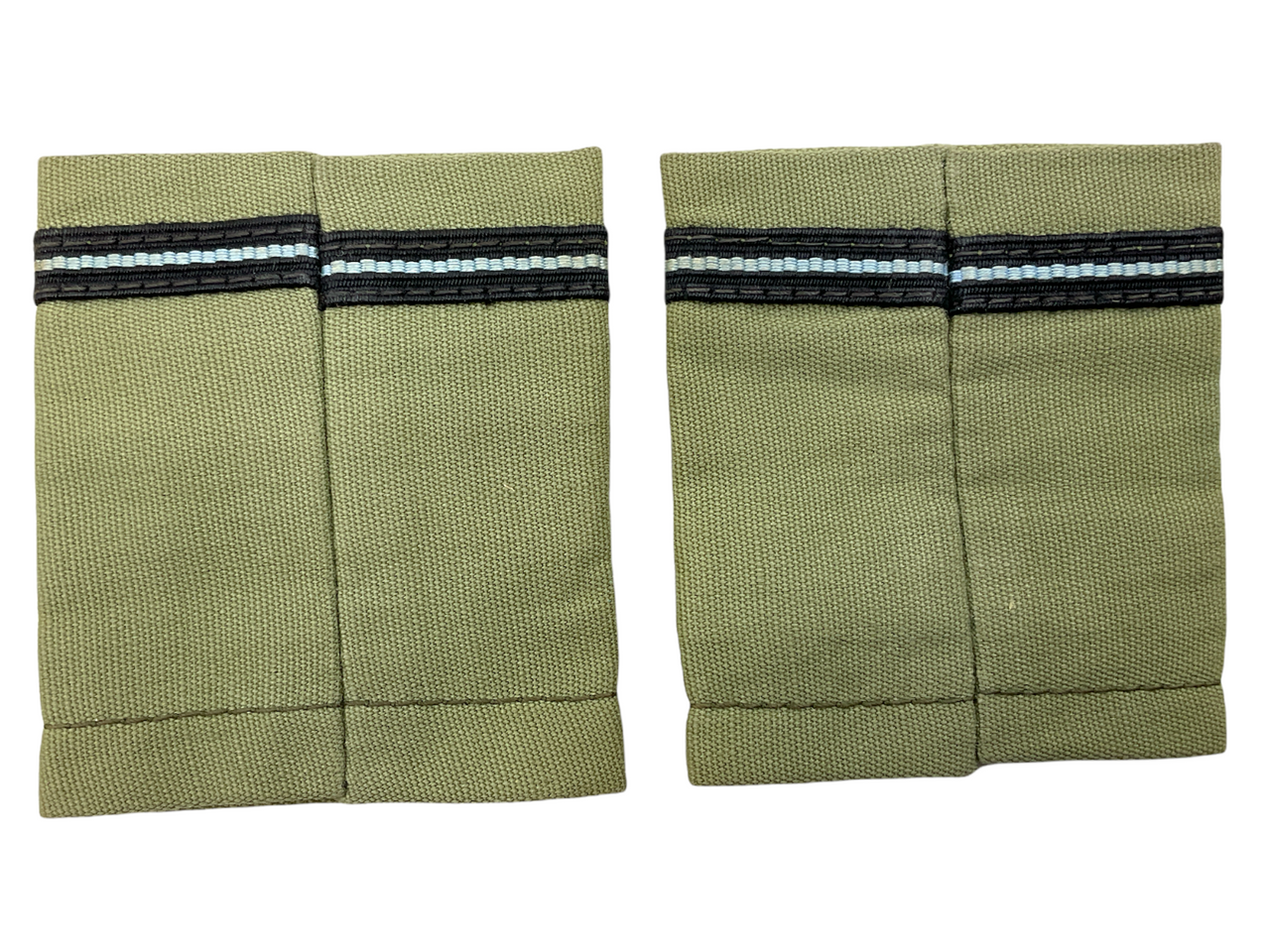 Canadian British RCAF RAF Pilot Officer Tropical TW Shoulder Rank Insignia Canadian British RCAF RAF Pilot Officer Tropical TW Shoulder Rank Insignia