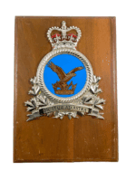 Canadian RCAF Air Command Wood Plaque 10 x 7 Inches