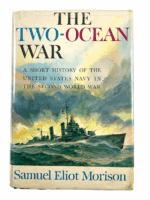 WW2 US German Japan USN Navy The Two-Ocean War Hard Cover Reference Book