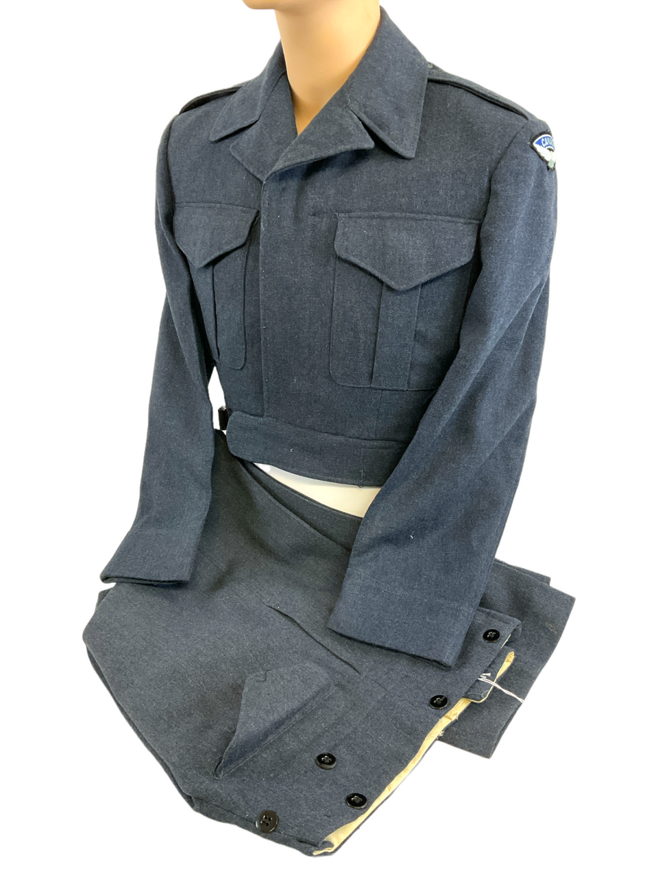 Canadian RCAF 1955 Dated Airman Size 1 Jacket & Trousers Size N1 Canadian RCAF 1955 Dated Airman Size 1 Jacket & Trousers Size N1
