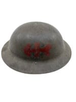 WW1 US AEF 32nd Division Painted Brodie Camouflage Helmet