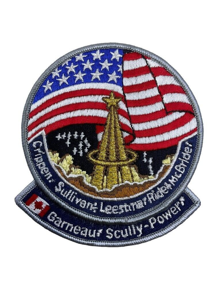 US NASA Space Shuttle Crippen Sullivan Leesturn Garneau Scully-Power Patch US NASA Space Shuttle Crippen Sullivan Leesturn Garneau Scully-Power Patch