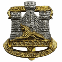 WW2 British Devonshire and Dorset Regiment Cap Badge WW2 British Devonshire and Dorset Regiment Cap Badge