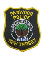 US Fanwood New Jersey Police Patch US Fanwood New Jersey Police Patch