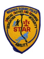 US Warner Robins Georgia Tactical Blue Edge Police Patch US Warner Robins Georgia Tactical Blue Edge Police Patch