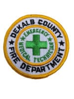 US Dekalb County Georgia EMT EMS Fire Department Patch US Dekalb County Georgia EMT EMS Fire Department Patch