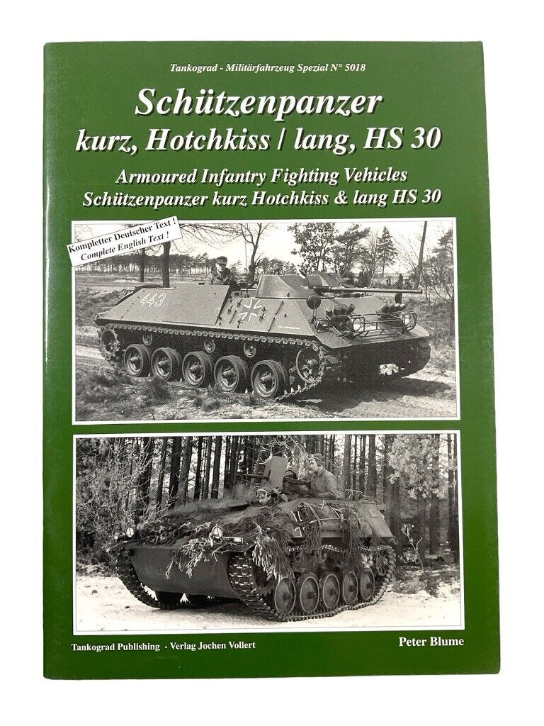 German Army Armoured AFV APC Schutzenpanzer Tankograd SC Reference Book German Army Armoured AFV APC Schutzenpanzer Tankograd SC Reference Book