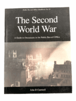 WW2 British The Second World War Public Records Handbook no.15 Reference Book