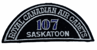 Royal Canadian Air Cadets 107 Squadron Saskatoon Shoulder Title Patch