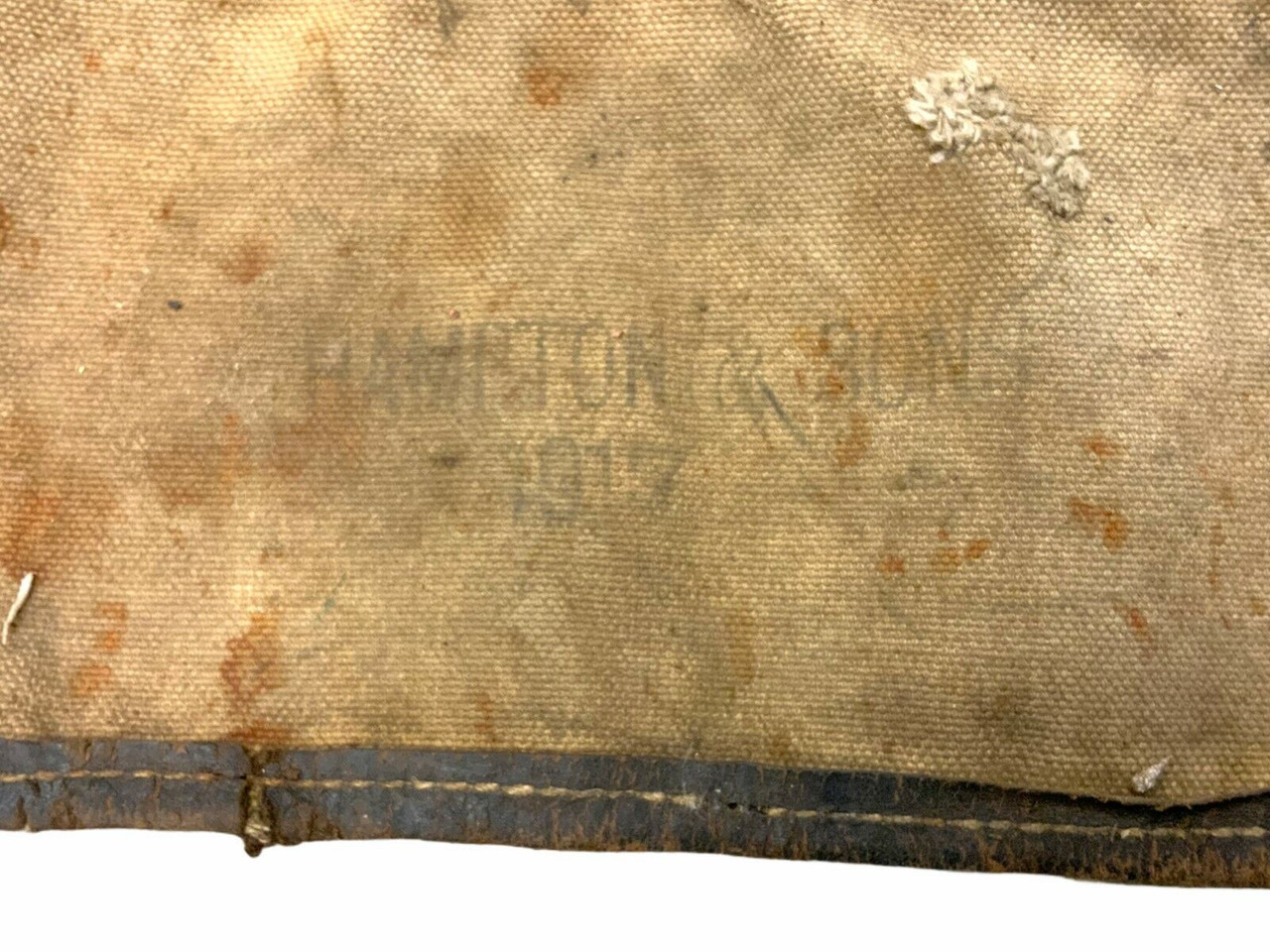 WW1 British BEF Canadian CEF 1917 Dated Tool Roll 30 x 12 Inches WW1 British BEF Canadian CEF 1917 Dated Tool Roll 30 x 12 Inches