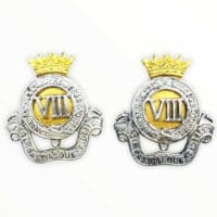 8th Canadian Hussars Officers Collars Insignia Pair 2 8th Canadian Hussars Officers Collars Insignia Pair 2