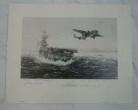 WW2 US USN Navy Avenging Strike Doolittle Raid Robert Bailey Signed Print